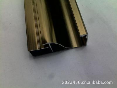 鋁合金晶剛門金香檳大邊 現代幕墻材料的優選